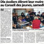 Dix &eacute;coliers &eacute;liront leur maire au Conseil des jeunes, samedi