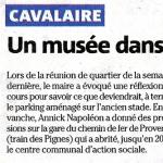 Un mus&eacute;e dans la gare du train des pignes