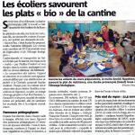 Les écoliers savourent les plats bio de la cantine