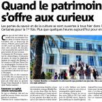 Quand le patrimoine s'offre aux curieux