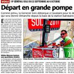 Départ en grande pompe à Cavalaire