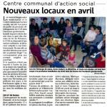 CCAS Nouveaux locaux en avril