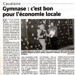 Gymnase : c'est bon pour l'&eacute;conomie locale