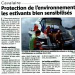 Protection de l'environnement : les estivants bien sensibilis&eacute;s